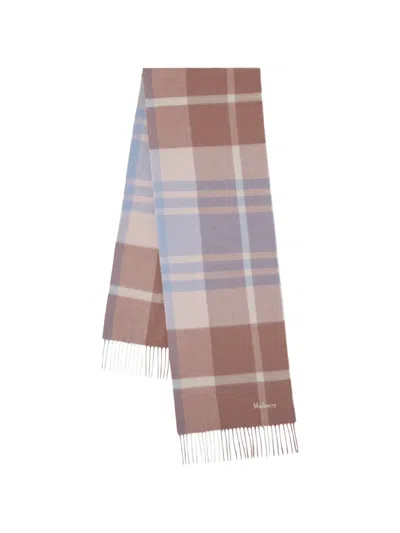 Mulberry Small Check Scarf In Multi