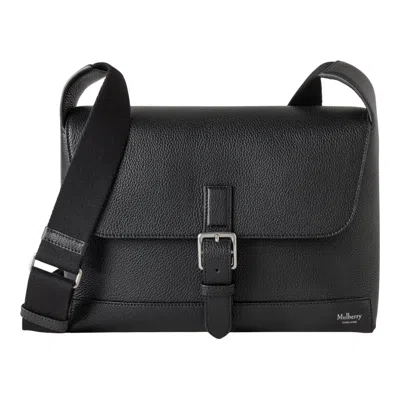 Mulberry Small Chiltern Crossbody Messenger Black Small Classic Grain