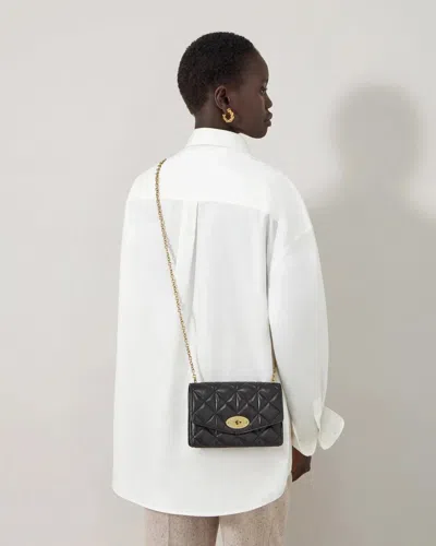 Mulberry Small Darley Black Quilting