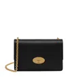 Mulberry Darley S Black Grain Print Leather Clutch In Black