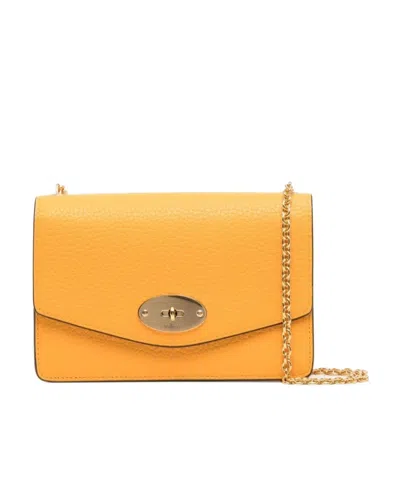 Mulberry Small Darley Crossbody Bag In Orange