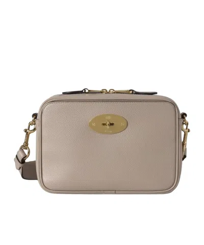 Mulberry Small Darley Grained Leather Cross Body Bag In White