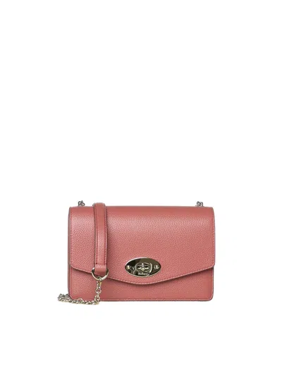 Mulberry Small Darley Leather Bag In Pink