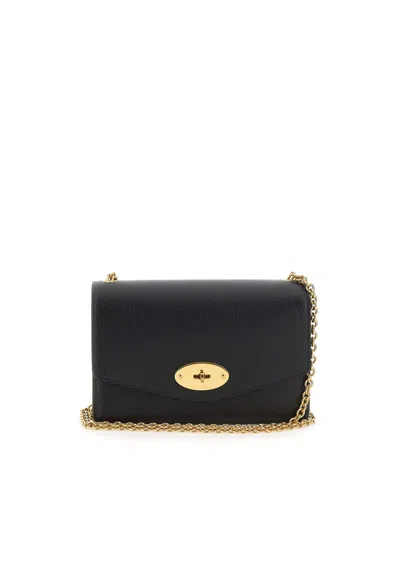 Mulberry Small Darley Leather Bag In Black