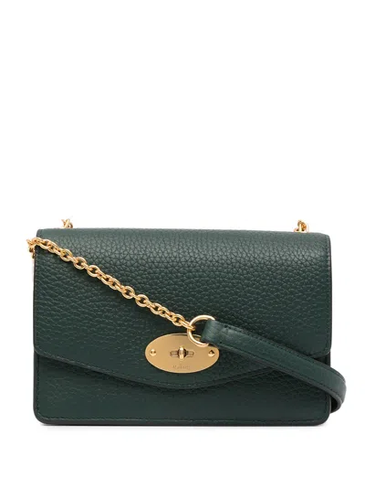 Mulberry Small Darley Leather Bag In Grün