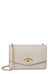 Mulberry Small Darley Leather Clutch In Chalk