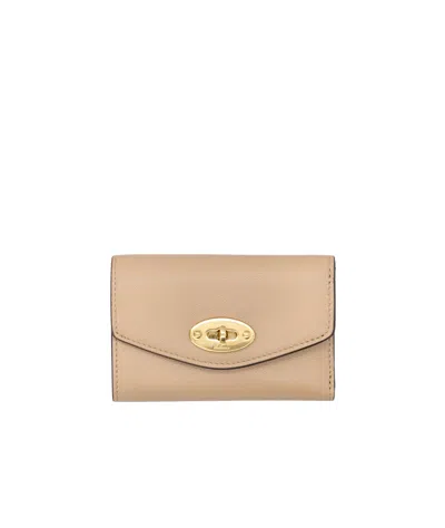 Mulberry Small Darley Leather Wallet In Nude