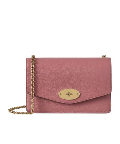 Mulberry Small Darley Pink Scrumpy Small Classic Grain