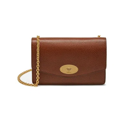 Mulberry Small Darley Daisy Crossbody Bag In Brown