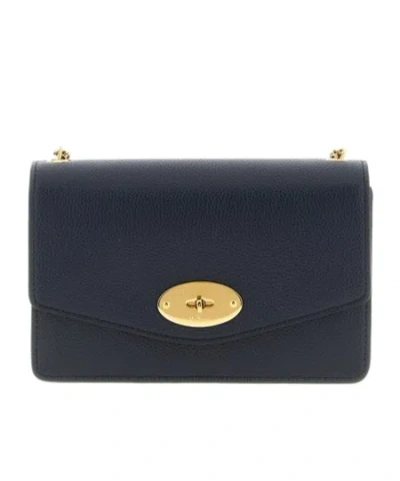 Mulberry Small Darley Shoulder Bag In Blue