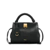 Mulberry Small Iris Leather Top Handle Bag In Black