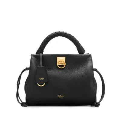 Mulberry Small Iris Heavy Grain In Black