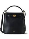 Mulberry Small Islington Leather Bucket Bag In Black