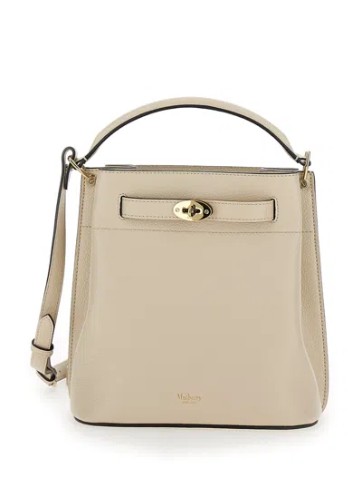 Mulberry Mini Islington Bucket Cross Body Bag In Neutral