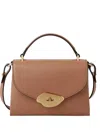 Mulberry Small Lana Leather Tote Bag In Brown
