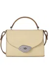 Mulberry Small Lana Patent-leather Tote Bag In Neutral