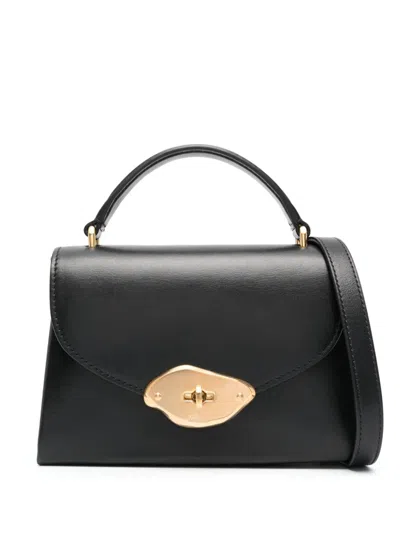 Mulberry Small Lana Top Handle Bag In Black