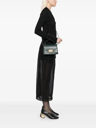 Mulberry Small Lana Top Handle Bag In Green