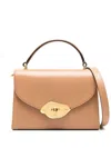 Mulberry Small Lana Top-handle Bag In Neutrals
