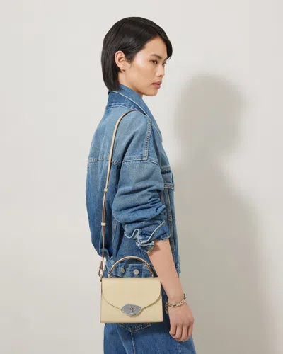 Mulberry Small Lana Top Handle Buttermilk Soft Patent