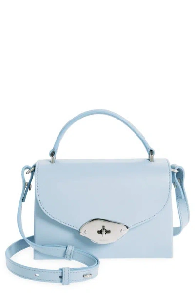 Mulberry Small Lana Top Handle Crossbody Bag In Poplin Blue