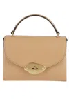 Mulberry Small Lana Top-handle Bag In Sable