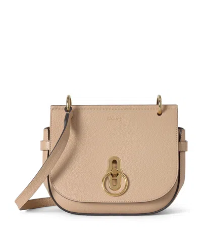 Mulberry Small Leather Amberley Satchel Cross-body Bag In Brown