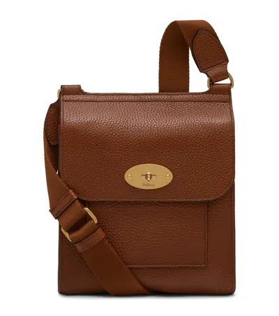 Mulberry Small Leather Antony Cross-body Bag In Brown