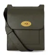 Mulberry Small Leather Antony Messenger Bag In Green