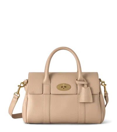 Mulberry Small Leather Bayswater Satchel Bag In Brown