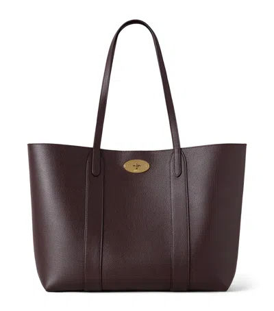 Mulberry Small Leather Bayswater Tote Bag In Black