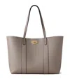 Mulberry Small Leather Bayswater Tote Bag In Gray