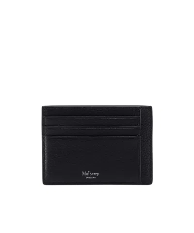 Mulberry Small Leather Cardholder In Black