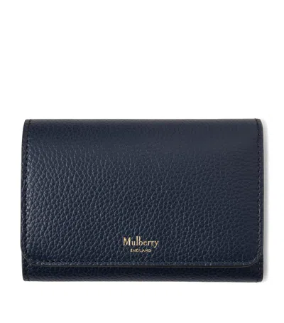 MULBERRY SMALL LEATHER CONTINENTAL TRIFOLD WALLET