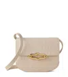 Mulberry Small Pimlico Shiny Croc Embossed Leather Satchel In Neutral