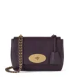 Mulberry Small Leather Lily Shoulder Bag In Purple