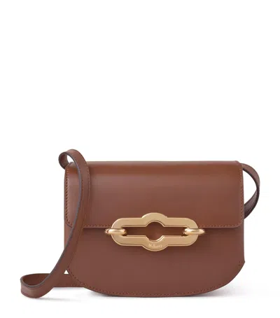 Mulberry Small Pimlico Leather Satchel Bag In Brown