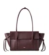 Mulberry Small Leather Soft Bayswater Shoulder Bag In Burgundy