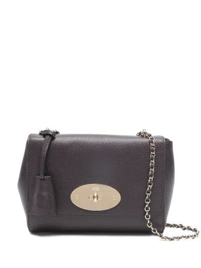 Mulberry Small Lily Leather Cross Body Bag In Purple