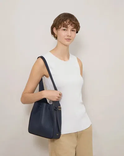 Mulberry Small Lyra Bucket Night Sky Heavy Grain