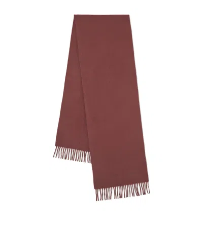 Mulberry Small Merino Scarf In Brown