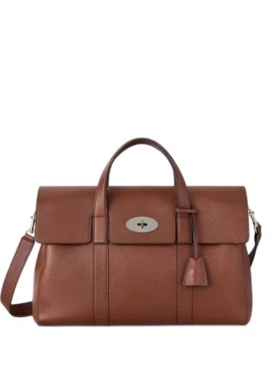 Mulberry Small Piccadilly Leather Tote Bag In Brown