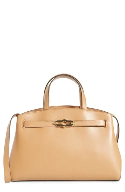 Mulberry Small Pimlico Leather Tote In Sable