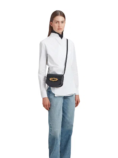 Mulberry Small Pimlico Satchel Super Lux Calf (black & Brass)