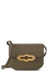Mulberry Small Pimlico Super Luxe Leather Crossbody Bag In Linen Green