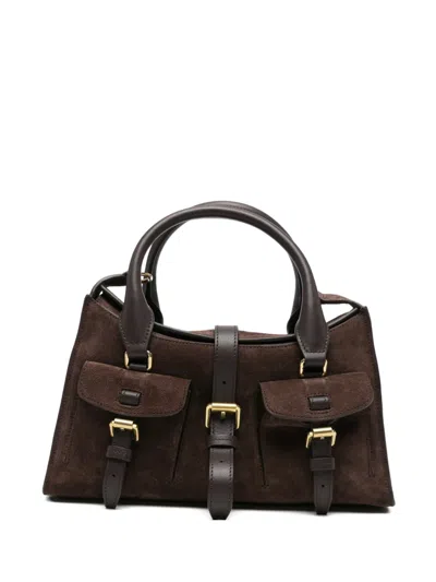 Mulberry Small Roxanne Leather Tote Bag In Brown