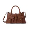 Mulberry Small Roxanne Tote Bag In Brown