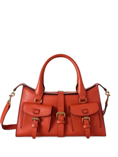Mulberry Small Roxanne Tote Bag In Orange