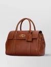 Mulberry Small Satchel Handles Hardware Stitched