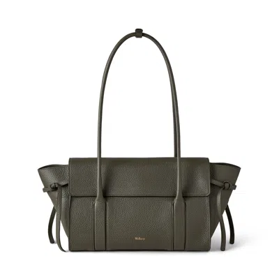 Mulberry Small Soft Bayswater Juniper Green In Black